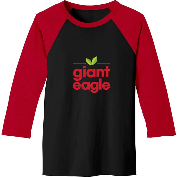 Giant Eagle Logo Baseball Tees Restaurant Baseball Tees-image
