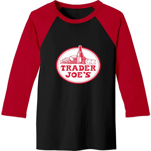 Trader Joe's Food Logo Chain Restaurant Baseball Tees-image