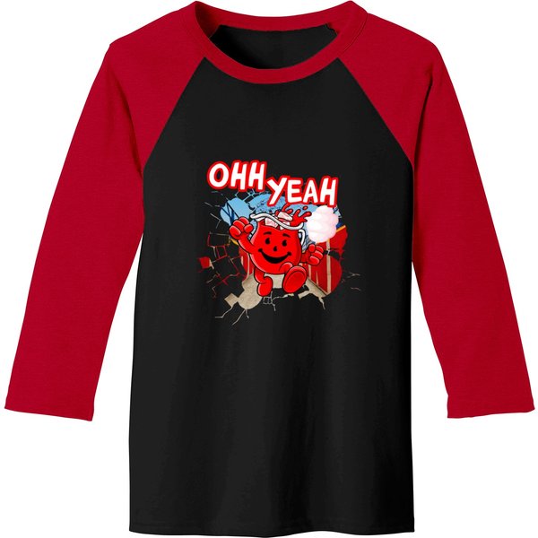 Ohh Yeah Kool Aid Man - Oh Yeah Macho Man Kool Aid - Baseball Tees-image