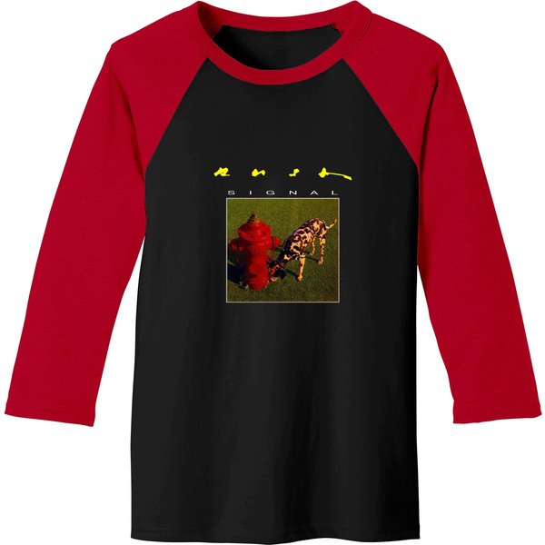 Vintage 80S Rush Band Signal Album Baseball Tees-image