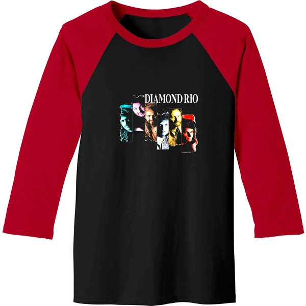 Vintage 90S Diamond Rio 1993 Tour Baseball Tees-image
