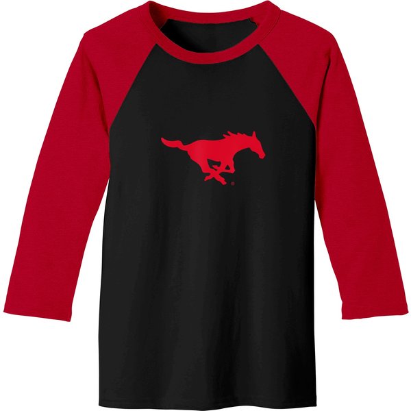 Smu Mustangs Icon Officially Licensed T Baseball Tees-image