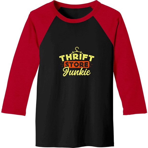 Thrift Store Junkie Thrifting Picker Yard Sale Thr Baseball Tees
