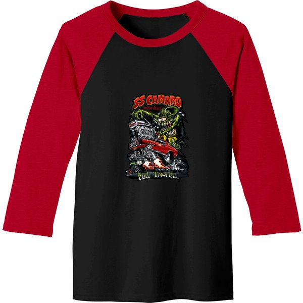 Rat Fink Ss Camaro Rat Fink Baseball Tees-image