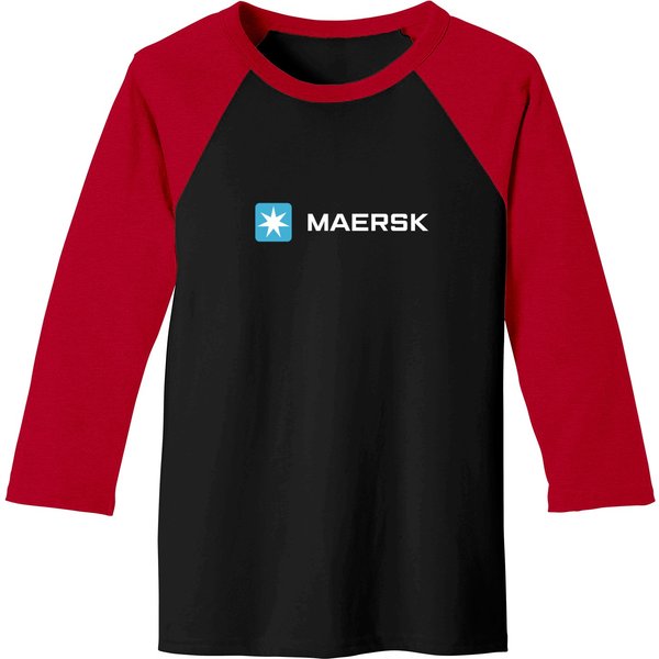 Maersk Transport, Logistics And Energy Logo T Baseball Caps Baseball Tees-image