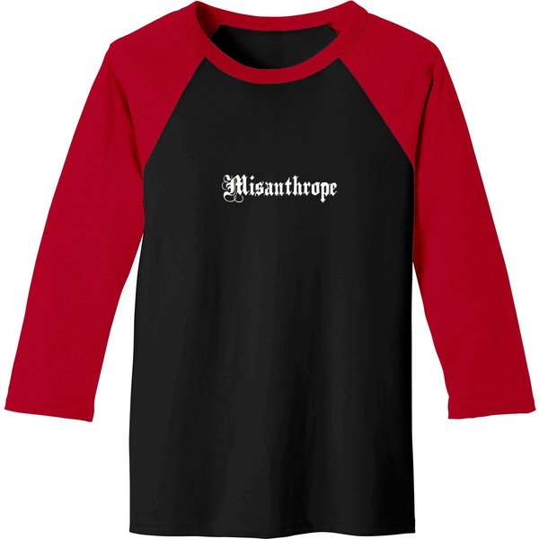 Misanthrope T Shirt Baseball Tees-image