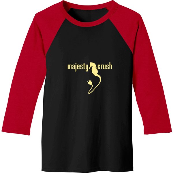 Majesty Crush Logo (yellow) Baseball Tees