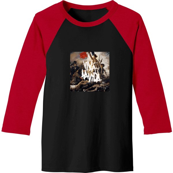 Music Viva La Vida Album Poster T-Shirt Baseball Tees-image