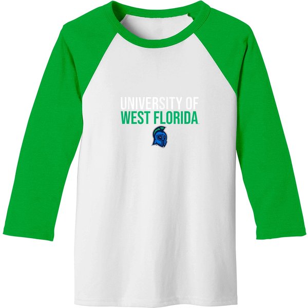 University Of West Florida Uwf Argonauts Stacked Baseball Tees-image