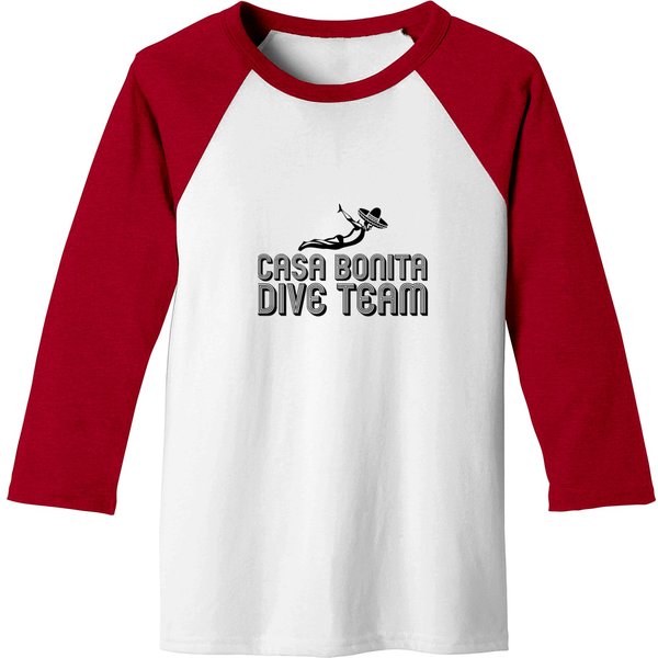 Casa Bonita Dive Team Baseball Tees-image