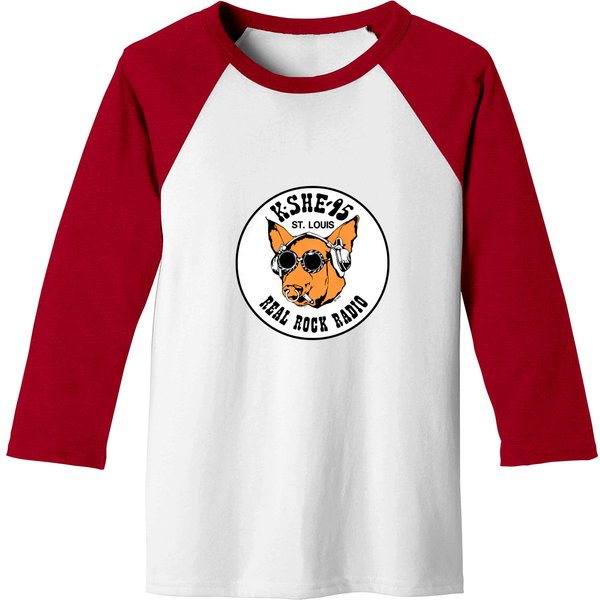 Kshe 95 Real Rock Radio Station St. Louis Area Baseball Tees-image