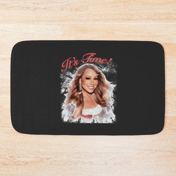It's Time Bath Mats, Mariah Carey Christmas Bath Mats All I Want For Christmas "-image