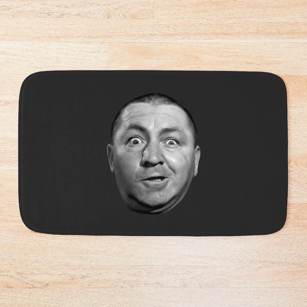 Curly The Three Stooges Bath Mats-image