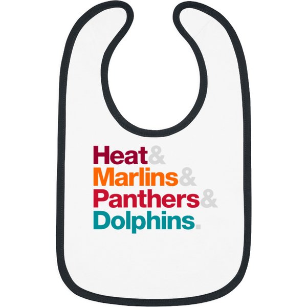 Miami Sports Teams Bibs