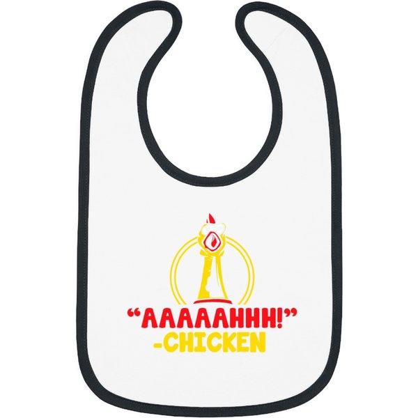 Chickens Rubber Chicken Screaming Rubber Chicken Funny Chick Bibs-image