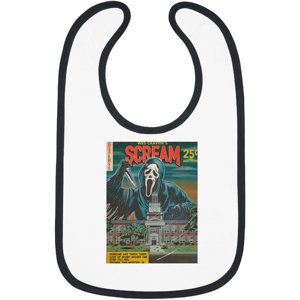 Scream Graphic Bib