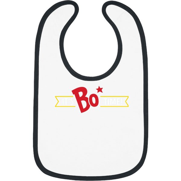 It S Bo Time! - Bojangles (white Text) Active T-shirt Bibs