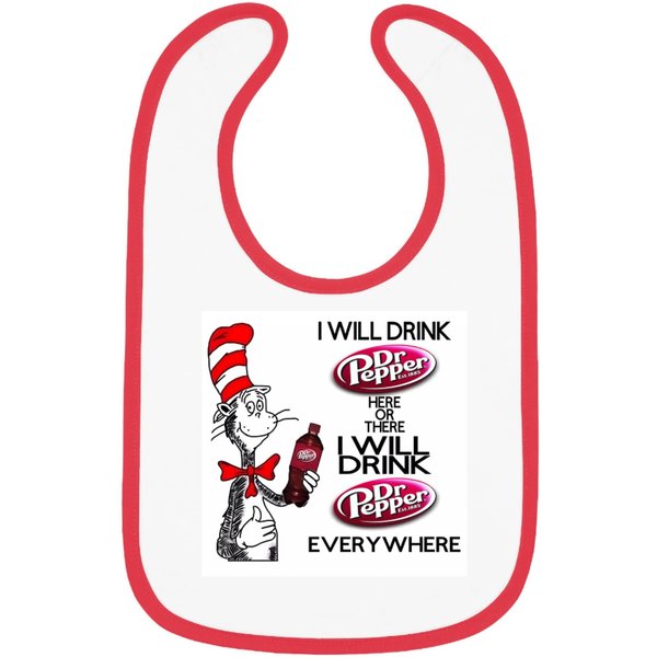 Dr Pepper Cat Bibs