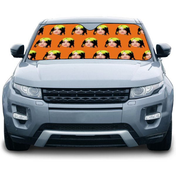 Billie Eilish Car Sun Shades, Vintage Billie Eilish Car Sun Shades-image