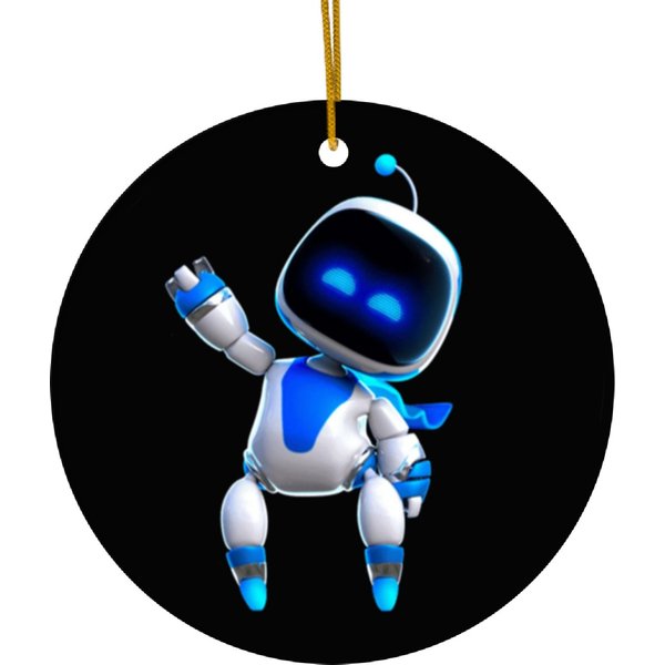 Astros Playroom Game - Astrobot Baby Blankets Ceramic Ornaments-image
