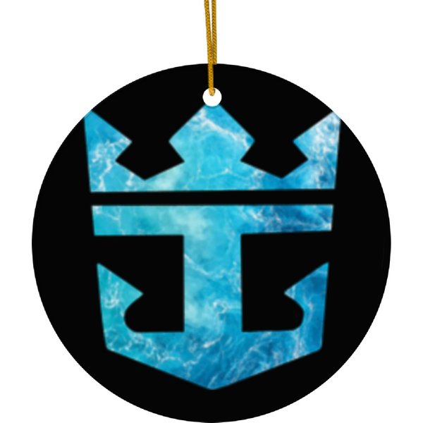 Royal Caribbean Water Classic Ceramic Ornaments-image