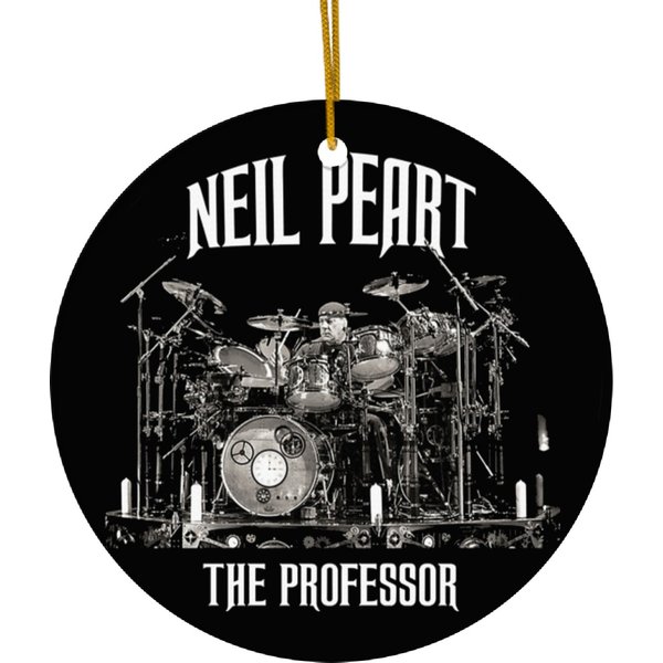 Neil Peart The Professor Ceramic Ornaments-image