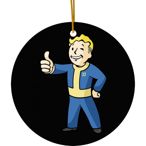 Falllout - Vault Boy Ceramic Ornaments-image