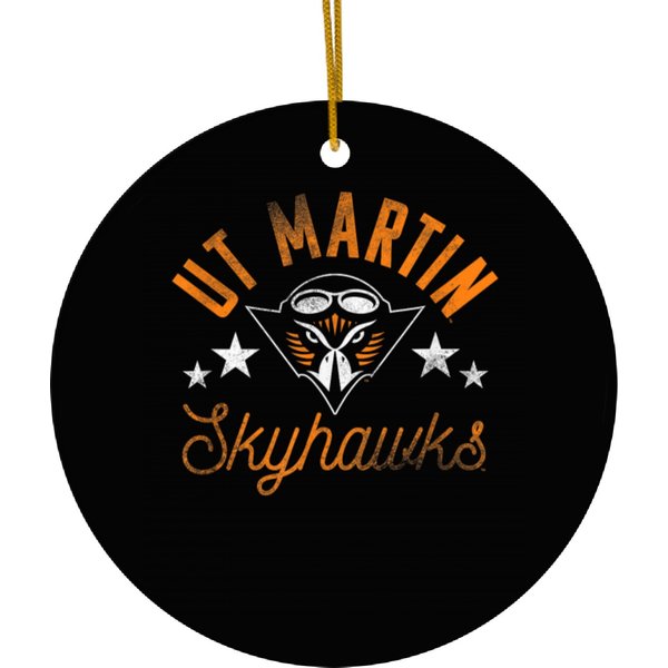 Ut Martin Skyhawks Logo Ceramic Ornaments-image