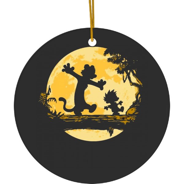 Calvin And Hobbes Ceramic Ornaments