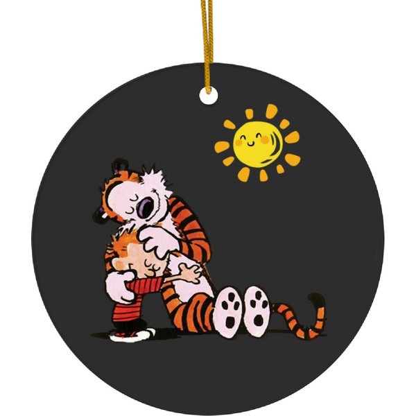 Calvin And Hobbs Ceramic Ornaments