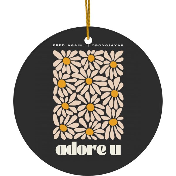 Adore U X Fred Again Ceramic Ornaments House Music Ceramic Ornaments Rave Techno Top Festival Concert