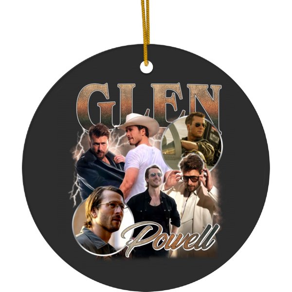 Glen Powell Ceramic Ornaments-image