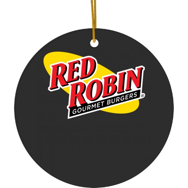 Red Robin Logo Resto Ceramic Ornaments