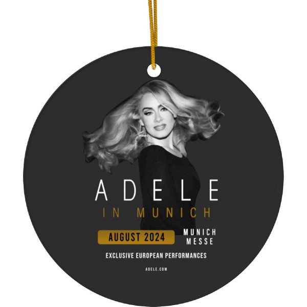 Adele Concert Ceramic Ornament From Munich-image