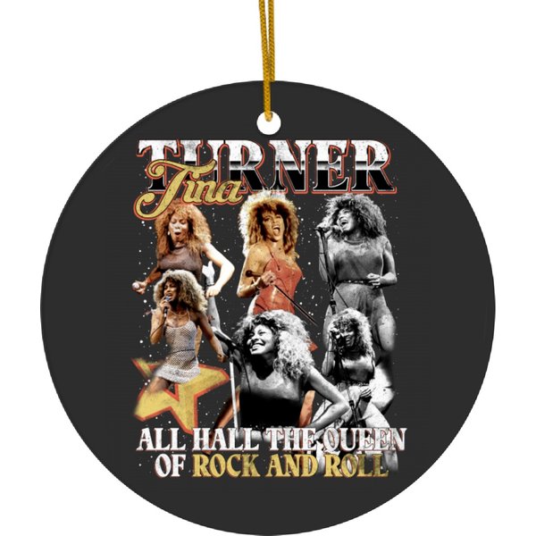 Tina Turner Ceramic Ornaments