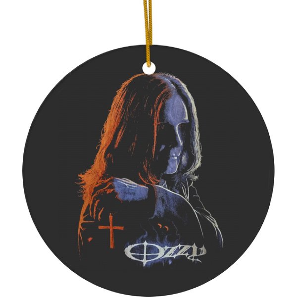 2010 Ozzy Osbourne Black Ceramic Ornaments Size M