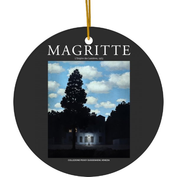 Ren Magritte - Empire Des Lumieres - The Empire Of Light - Unisex Ceramic Ornaments