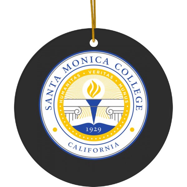Santa Monica College Logos Ceramic Ornaments