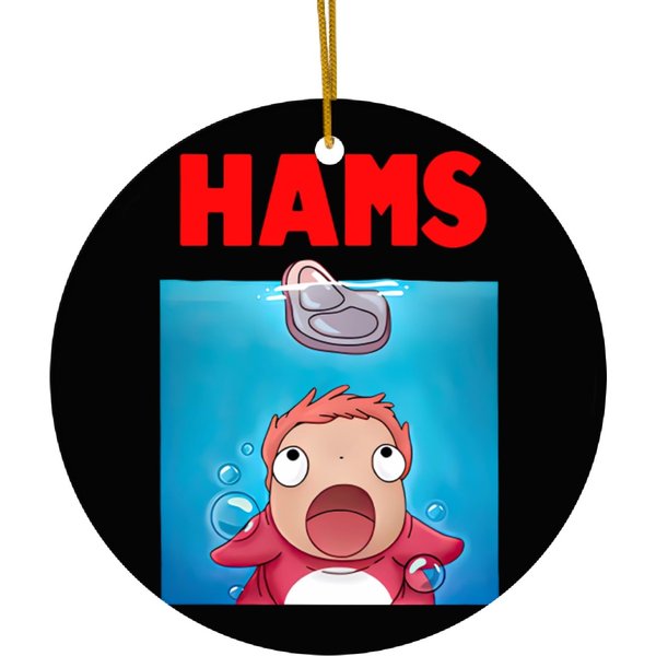 Ponyo Cute Ceramic Ornaments With Goldfish Theme