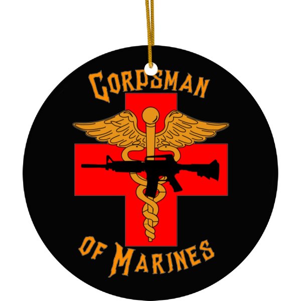 Us Navy Corpsman Ceramic Ornaments Navy Veteran Gift Ideas-image
