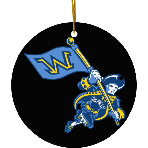 Wilkes University Colonels Gifts Ceramic Ornaments-image