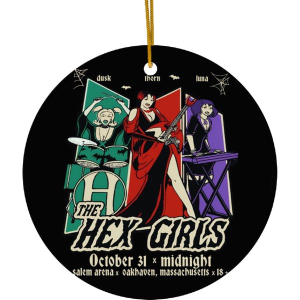 The Hex Girls Rock Band Ceramic Ornaments - 2023 Tour