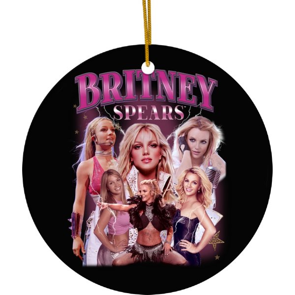 Britney Spears Bubblegum Unisex Ceramic Ornaments, Britney Spears Merch