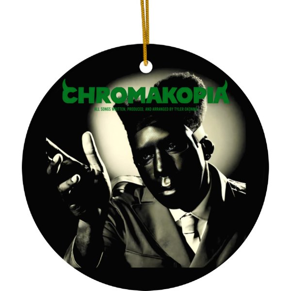 Tyler The Creator Chromakopia Ceramic Ornaments, Rap Album Merch, Hip-Hop Fashion-image