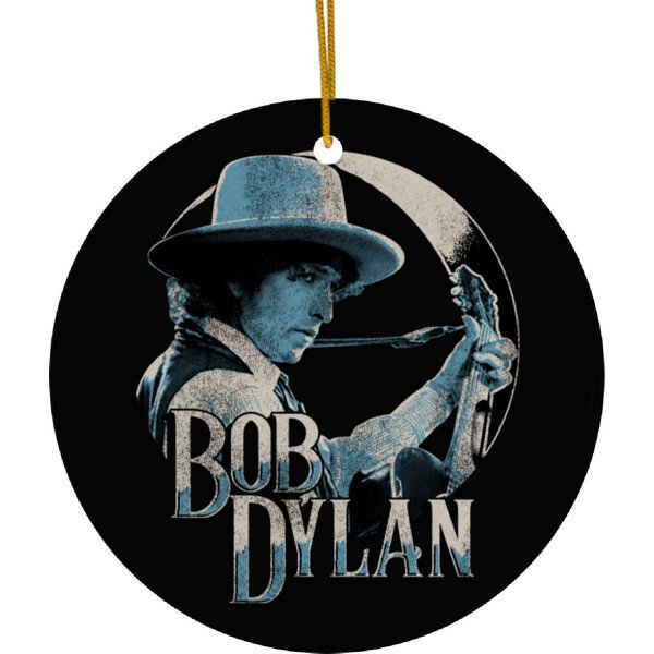 Bob Dylan Guitar 1975 Ceramic Ornament-image