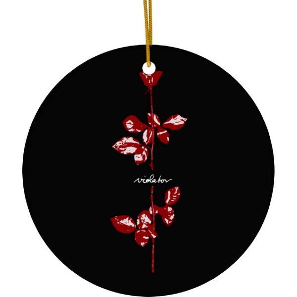 Violator Red - Depeche Mode Ceramic Ornaments-image