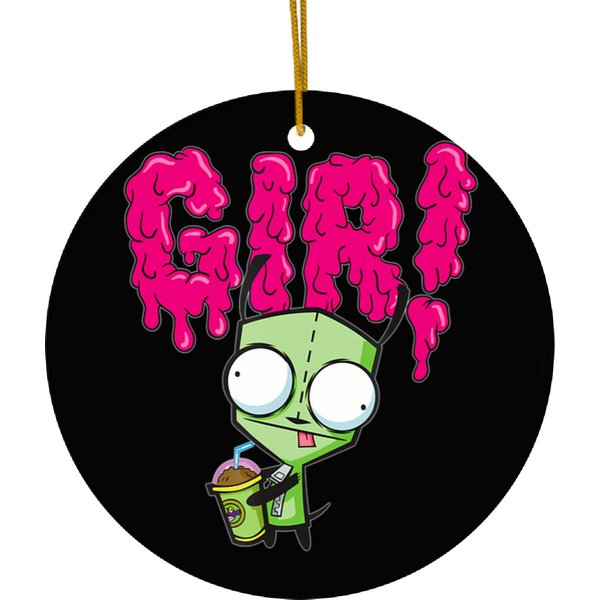 Invader Zim Gir Slime Slush Ceramic Ornaments