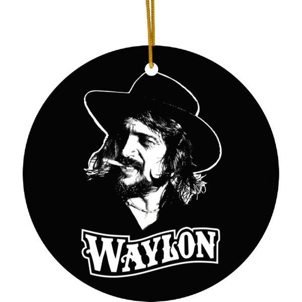 Waylon Jennings - Waylon Jennings - Ceramic Ornaments-image