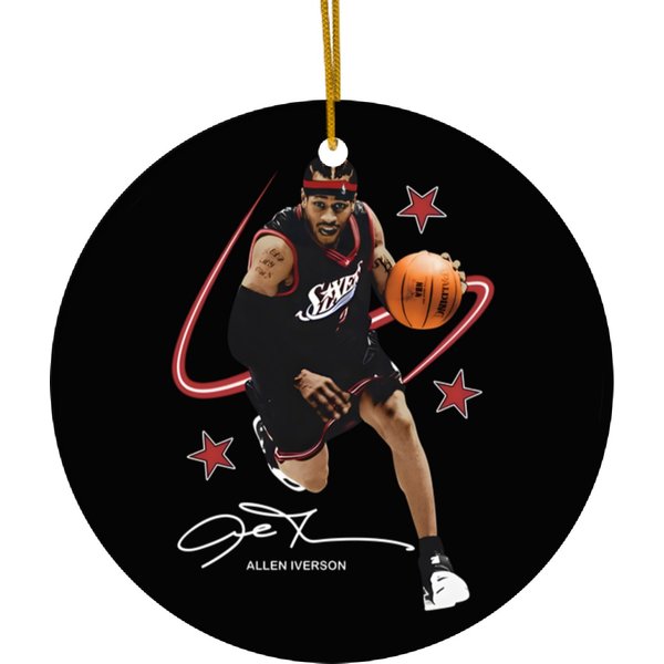 Allen Iverson Ceramic Ornaments - The Answer Vintage-image