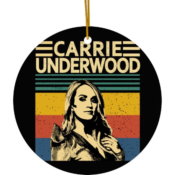 Carrie Underwood Ceramic Ornaments, Carrie Underwood Gift Ceramic Ornaments-image